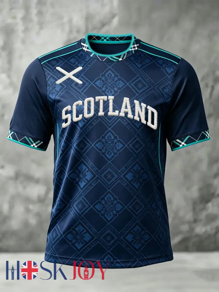 Men’s UK Football Lover Scotland Printed short sleeves t-shirt - As picture / S