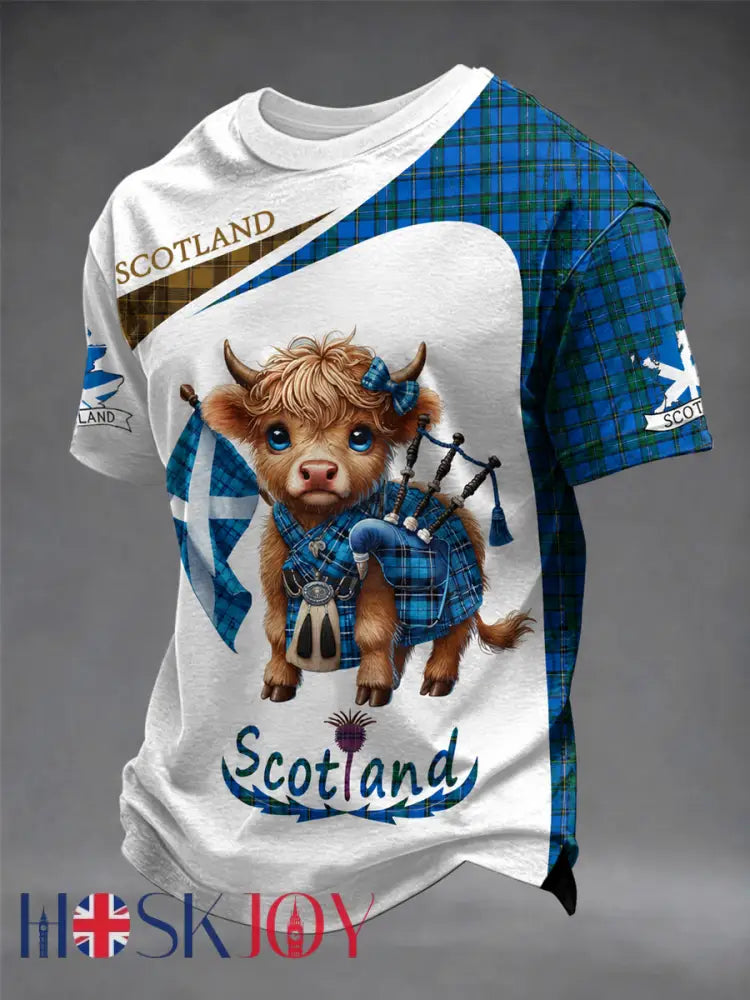 Men’s UK Football Lover Scotland Printed short sleeves t-shirt - As picture / S