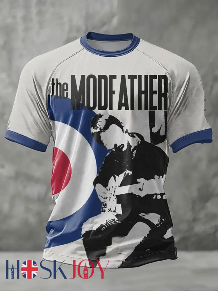 Men’s UK Mods Music Lover short sleeve t-shirt - As picture / S