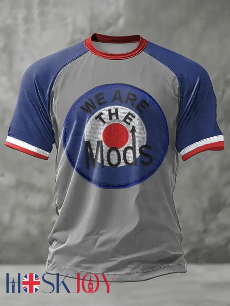 Men’s UK Mods Music Lover short sleeve t-shirt - Gray / S