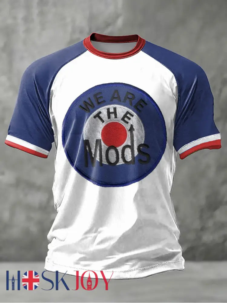 Men’s UK Mods Music Lover short sleeve t-shirt - White / S
