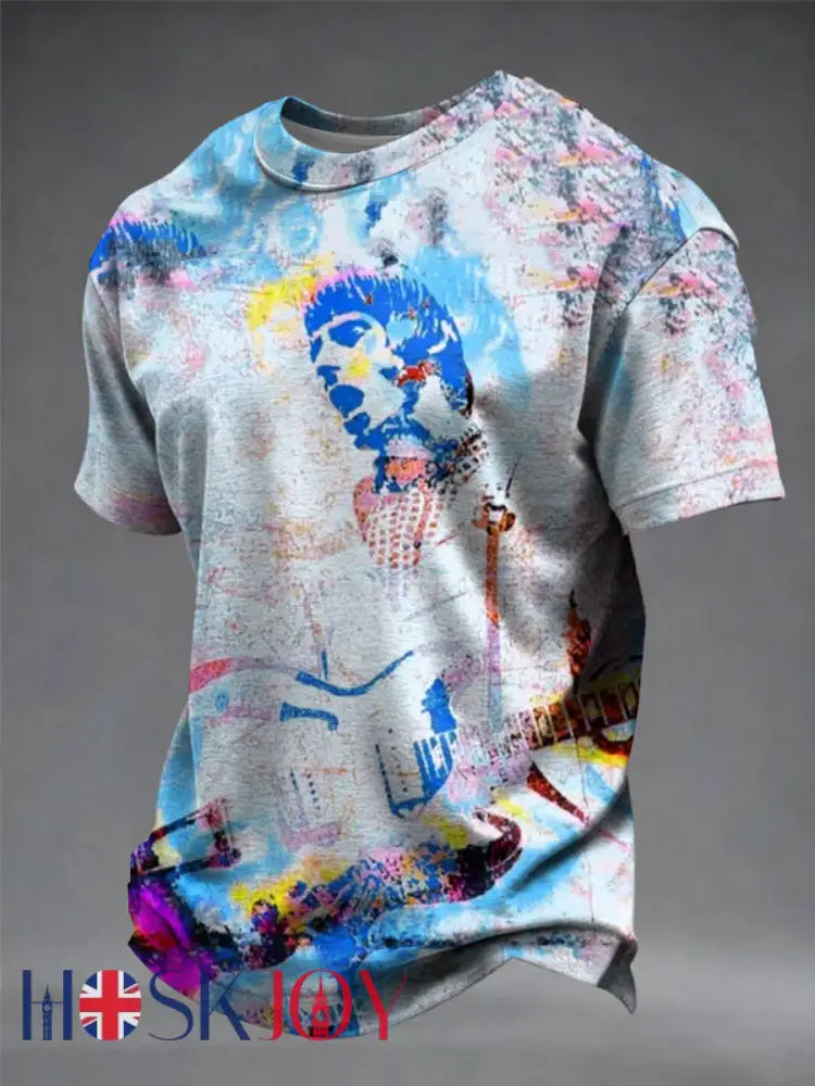 Men’s UK Mods Music Lover short sleeves t-shirt - As picture / S