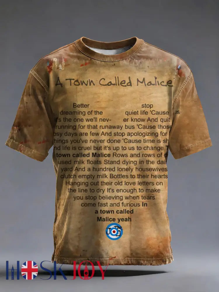 Men’s UK Mods Music Lover short sleeves t-shirt - As picture / S
