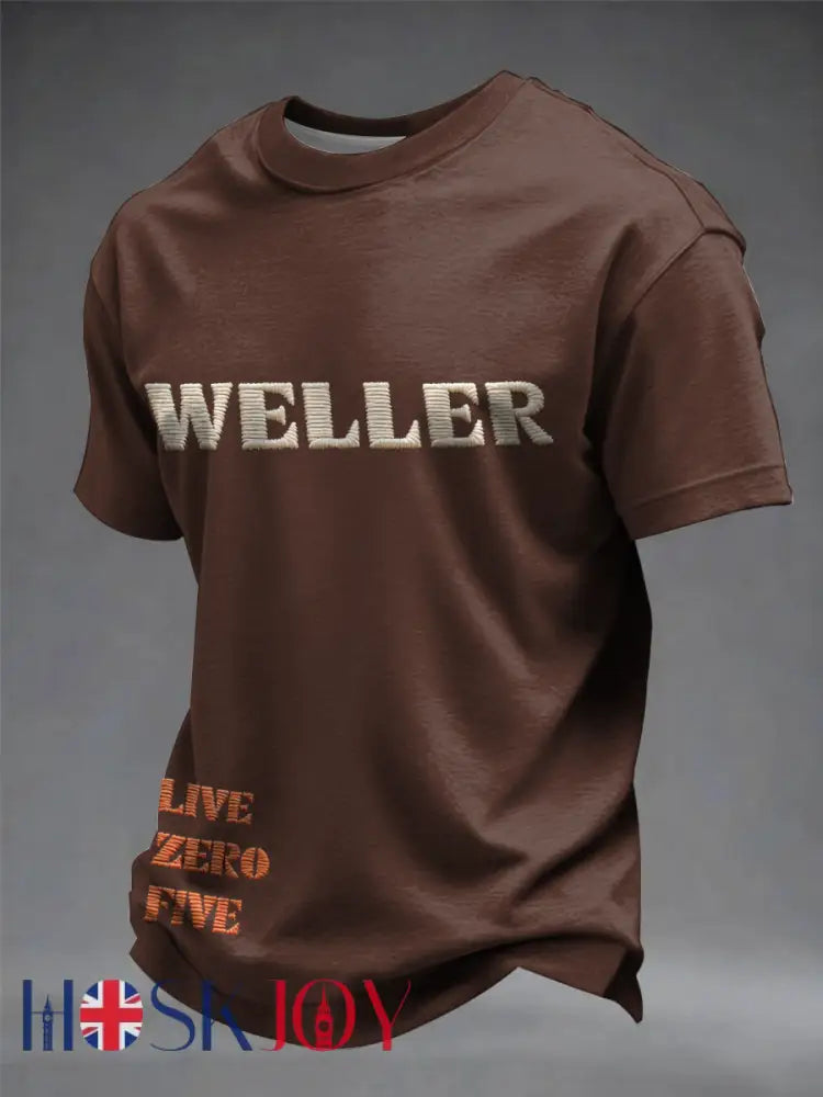 Men’s UK Mods Music Lover short sleeves t-shirt - Coffee / S