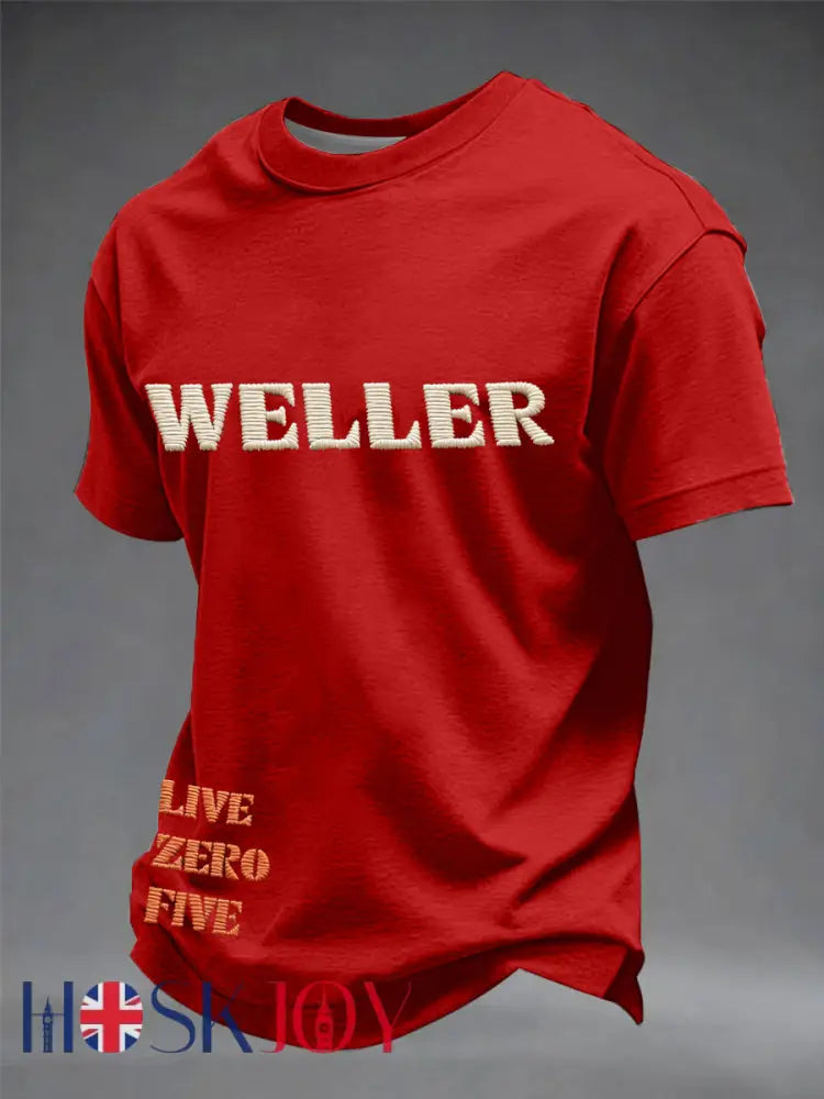 Men’s UK Mods Music Lover short sleeves t-shirt - Red / S