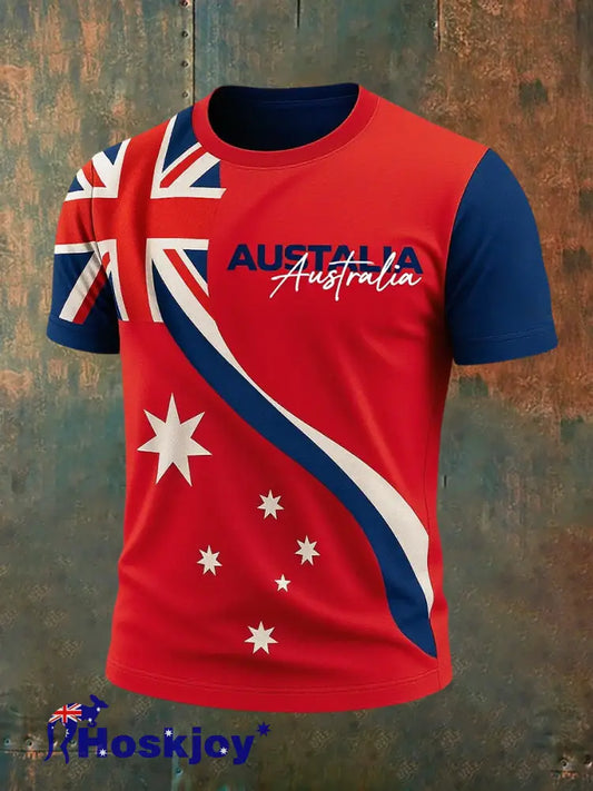 Men’s Vintage Australian Casual T-Shirt A / S