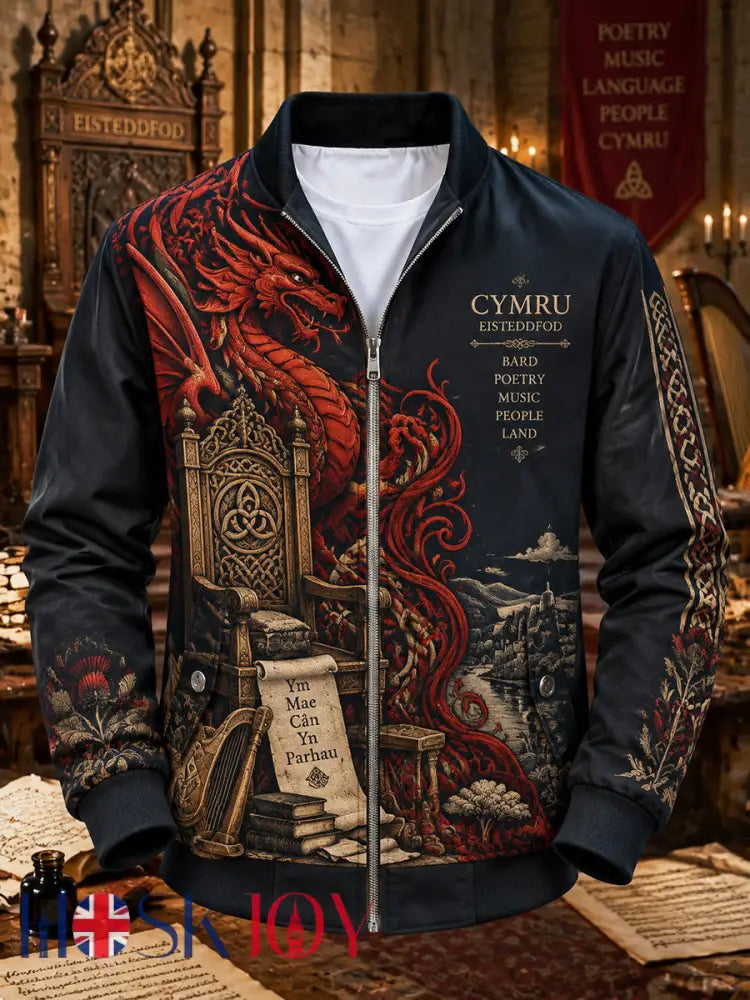 Men’s Vintage British Wales Printed Jacket - A / S