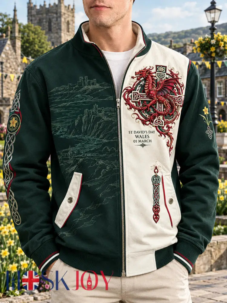 Men’s Vintage British Wales Printed Jacket - A / S
