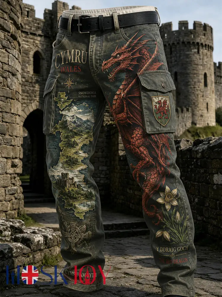 Men’s Vintage British Welsh Patterned Work Trousers - A / S