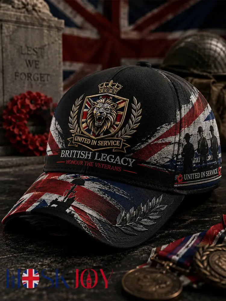 Men’s Vintage-Style Hat With Military-Inspired Print - A / ONE