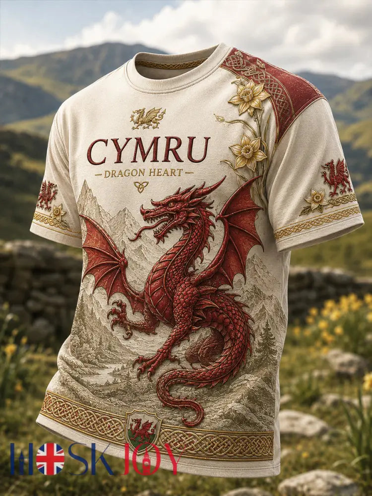 Men’s Wales Short Sleeves T-Shirt - A / S