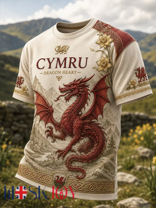 Men’s Wales Short Sleeves T-Shirt - A / S