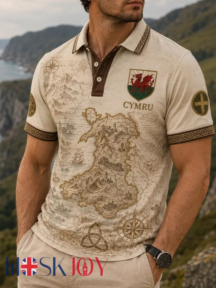 Men’s Wales Uk Short Sleeve Shirt - A / S