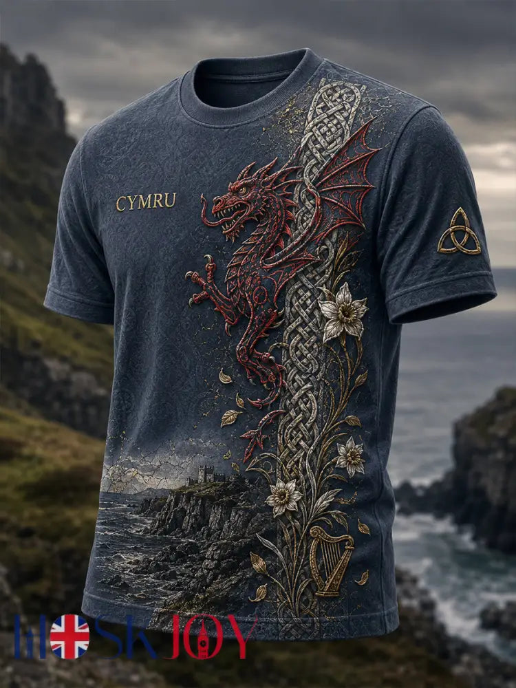 Men’s Wales Uk Short Sleeve Shirt - A / S