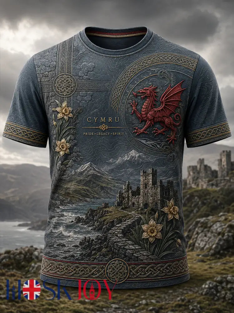 Men’s Wales Uk Short Sleeves T-Shirt - A / S