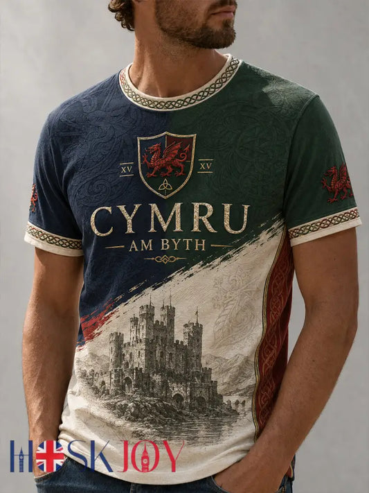Men’s Wales Uk Short Sleeves T-Shirt - A / S