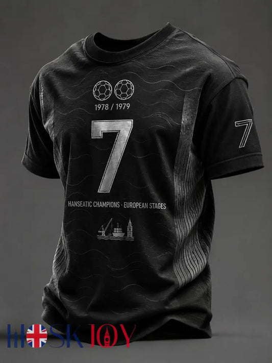 Men’s Wear Commemorative No. 7 England Football T-Shirts - Black / S