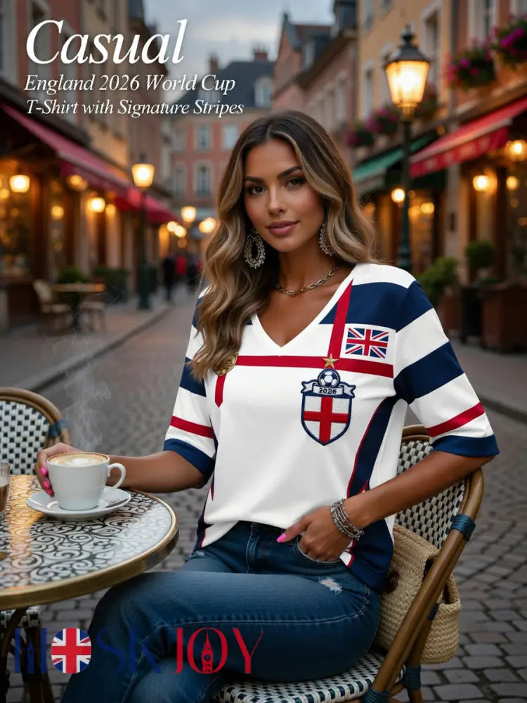 Retro British Football Fan-Style Casual Jersey