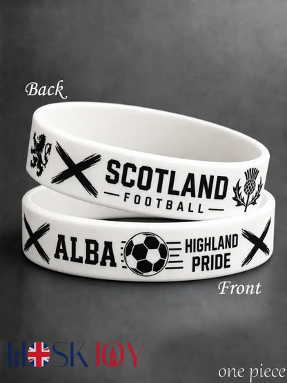 Scotland Wristband - White / ONE