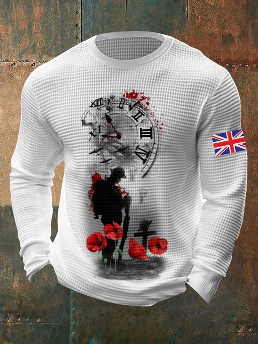 Men's Remembrance Day Waffle Top