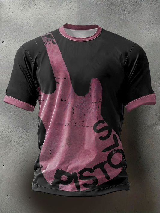 Unisex UK Punk Music Lover Printed T-shirt