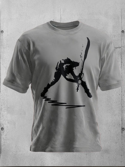 Unisex UK Punk Music Lover Printed T-shirt