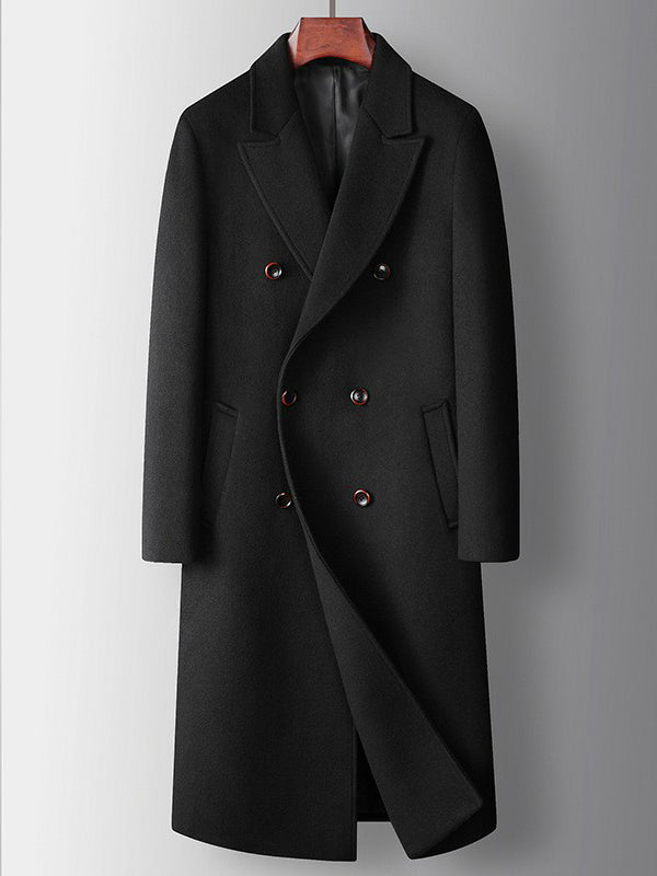 Men's Casual Comfortable Outerwear Manteau long britannique Tommy