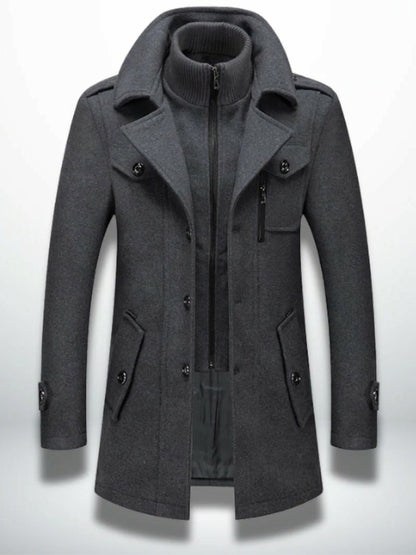 Men's Business Warm Woolen Coat