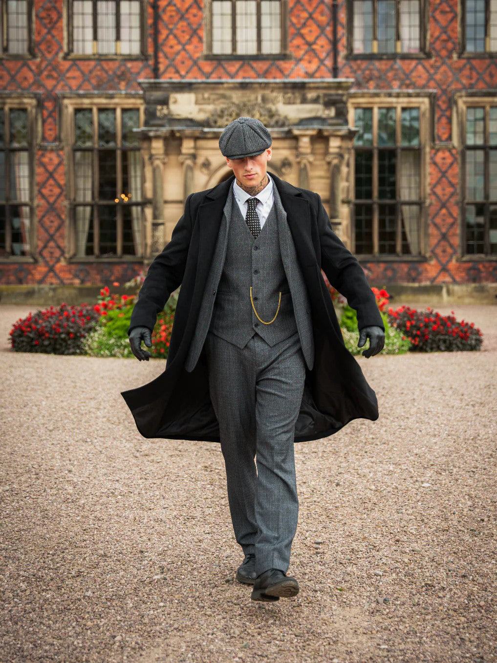 Men's Casual Comfortable Outerwear Manteau long britannique Tommy