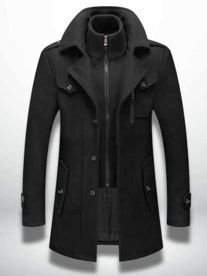 Men's Business Warm Woolen Coat