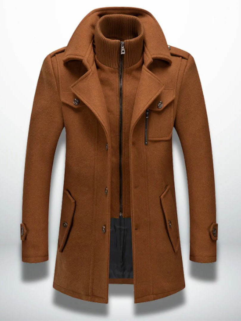 Men's Business Warm Woolen Coat