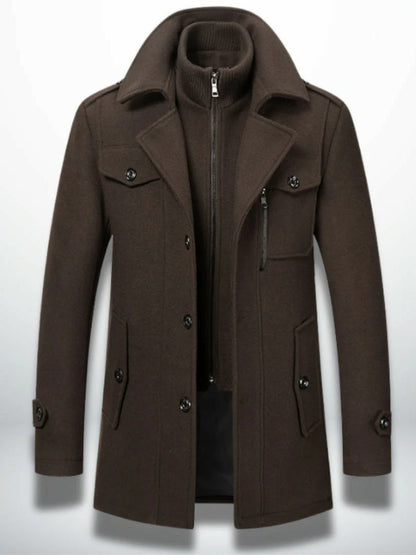 Men's Business Warm Woolen Coat