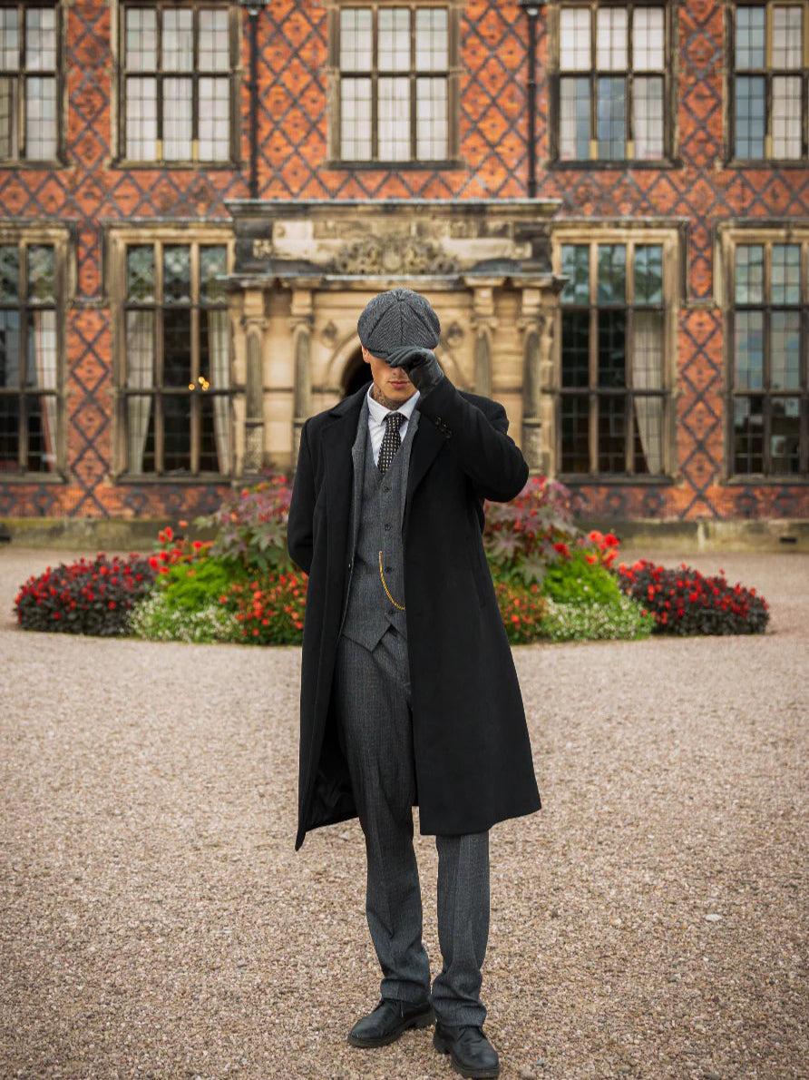 Men's Casual Comfortable Outerwear Manteau long britannique Tommy