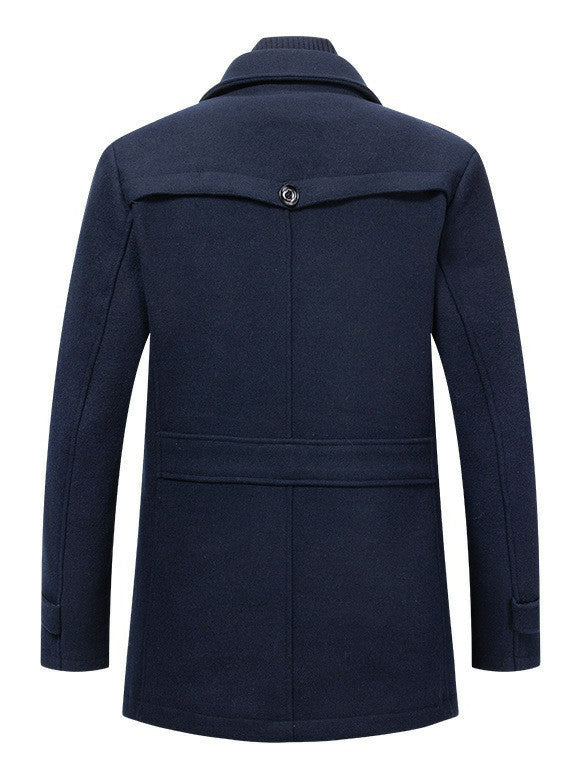 Men's Business Warm Woolen Coat