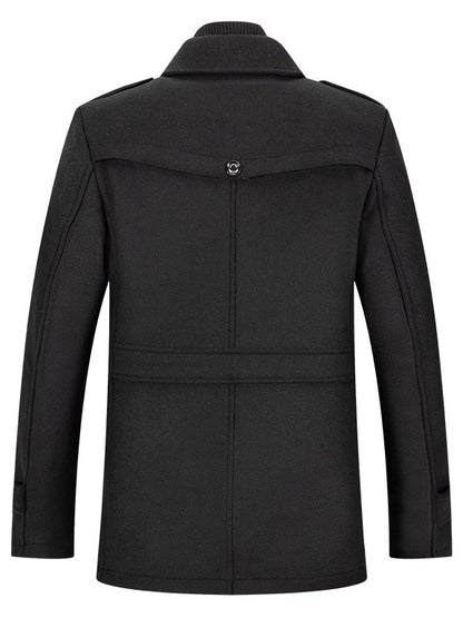 Men's Business Warm Woolen Coat