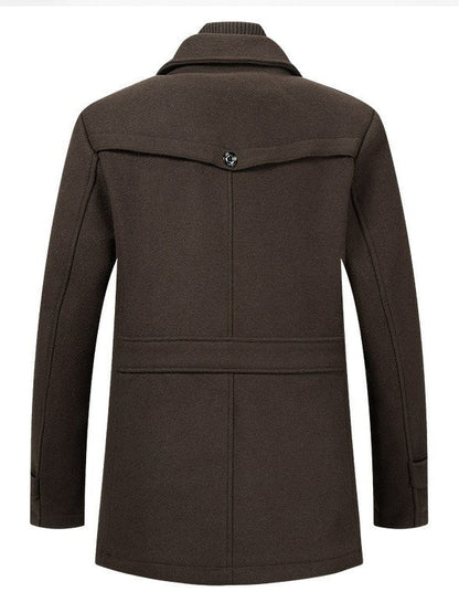 Men's Business Warm Woolen Coat