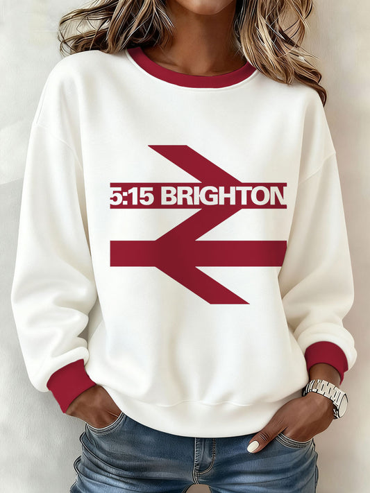 Women's UK Mod Music Lover Printed  Sweatshirt