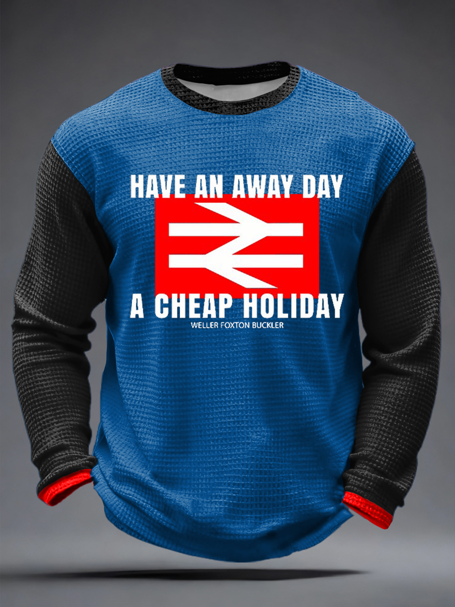 Men's UK Mods Music Lover Waffle Long Sleeve T-Shirt