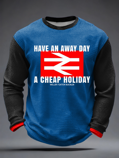 Men's UK Mods Music Lover Waffle Long Sleeve T-Shirt