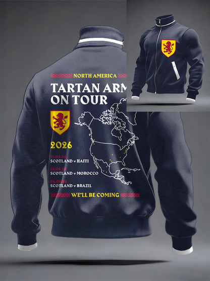 Men's UK Football Lover Scotland We'll Be Coming 2026 Printed  top