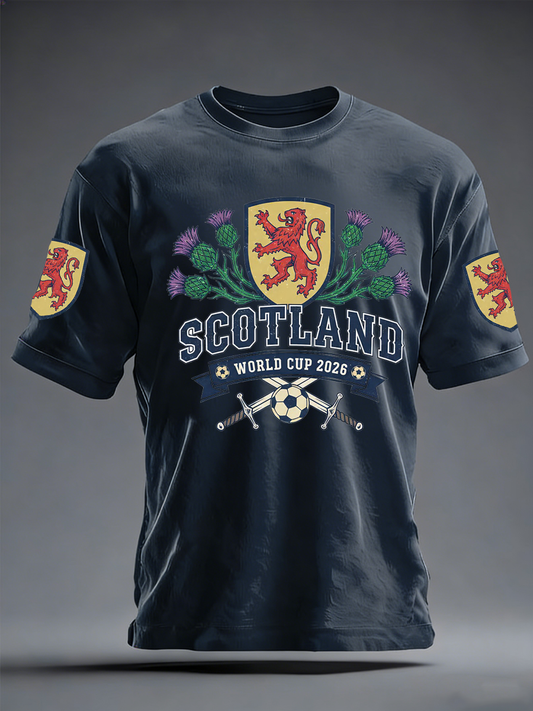 Men's UK Football Lover Scotland short sleeves t-shirt