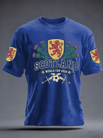 Men's UK Football Lover Scotland short sleeves t-shirt