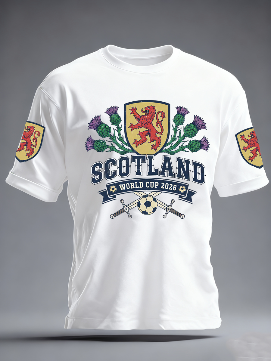 Men's UK Football Lover Scotland short sleeves t-shirt