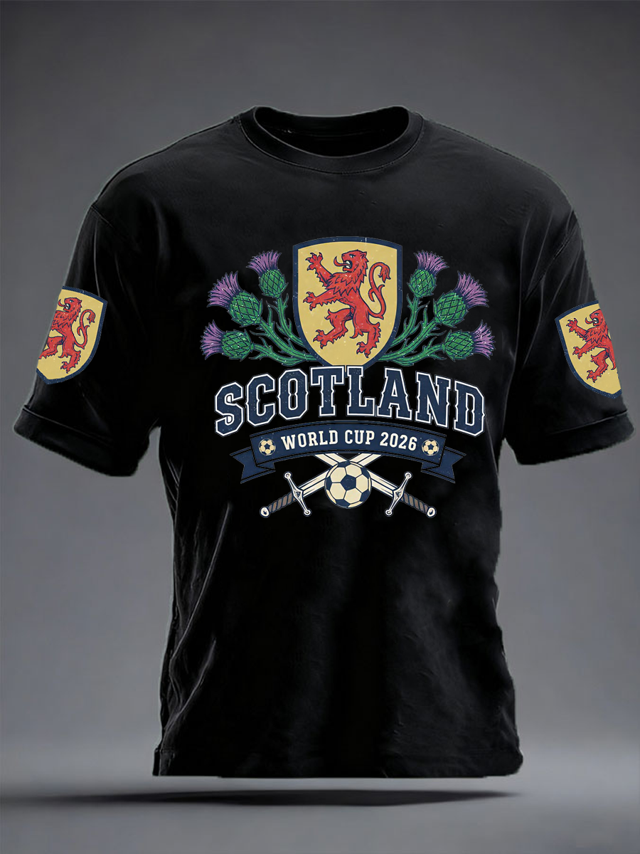 Men's UK Football Lover Scotland short sleeves t-shirt