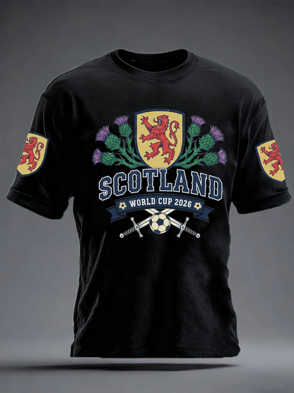 Men's UK Football Lover Scotland short sleeves t-shirt