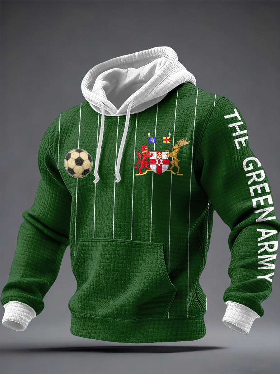 Men's Ireland Football Lover 2026 Printed Hoodie