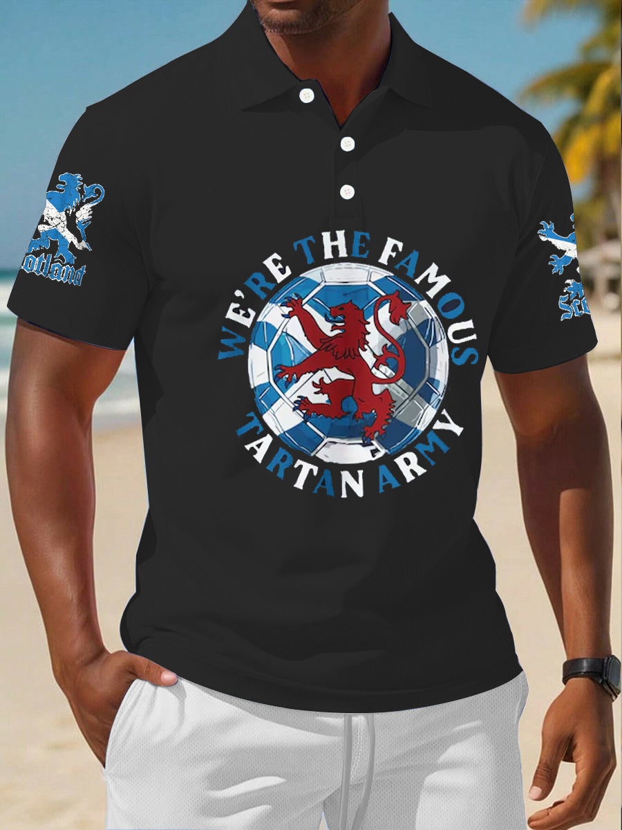 Men's UK Football Lover Scotland polo shirt