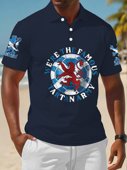 Men's UK Football Lover Scotland polo shirt