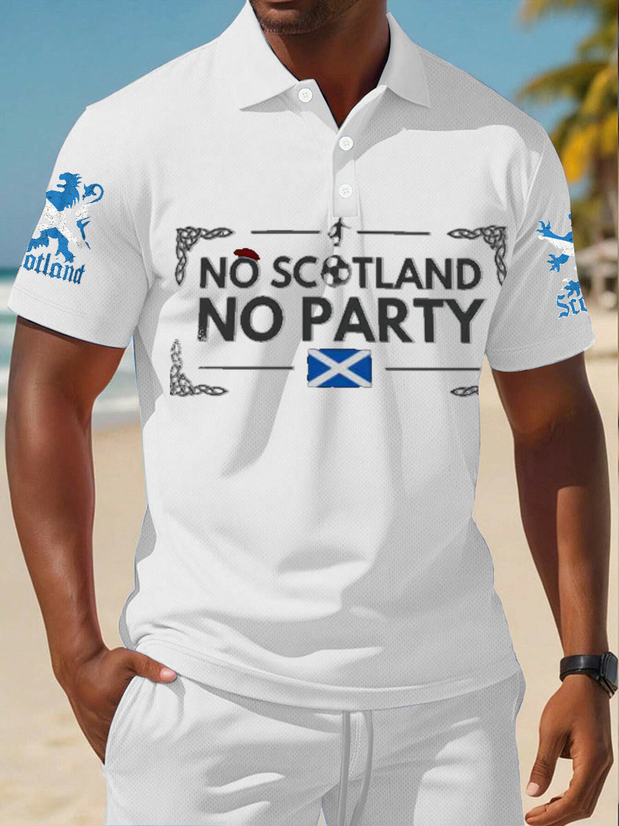 Men's UK Football Lover Scotland polo shirt