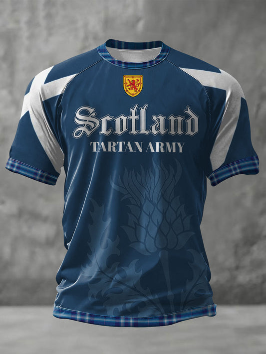 Unisex Scotland We'll Be Coming 2026 Football Lover Printed T-shirt